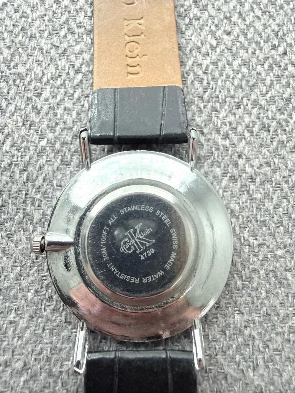 Calvin Klein CK Swiss Made Leather Watch 1738